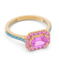East-West Halo Zari Ring