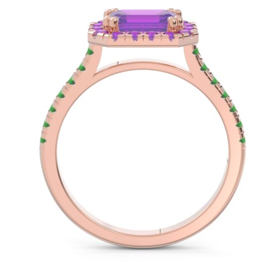 East-West Halo Zari Ring