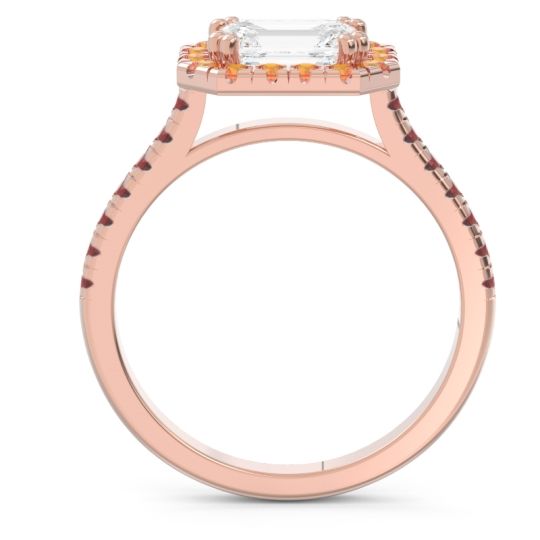 East-West Halo Zari Ring