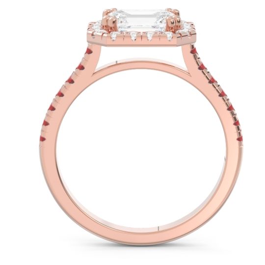 East-West Halo Zari Ring
