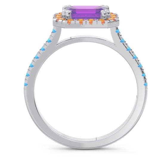 East-West Halo Zari Ring