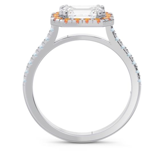East-West Halo Zari Ring