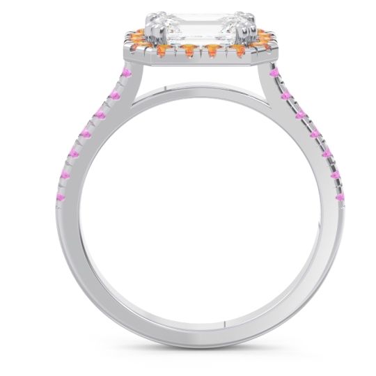 East-West Halo Zari Ring