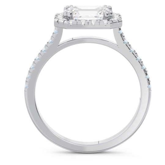 East-West Halo Zari Ring