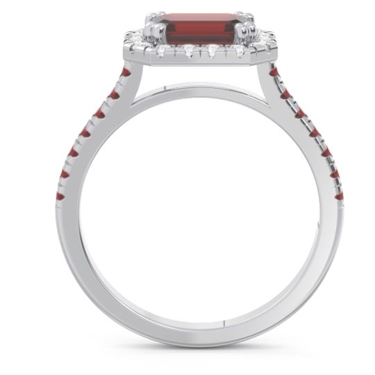 East-West Halo Zari Ring