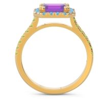 East-West Halo Zari Ring