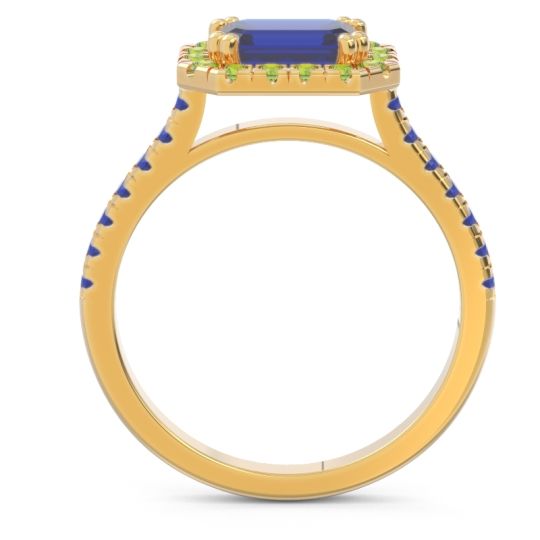 East-West Halo Zari Ring