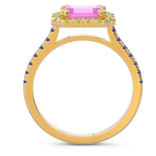 East-West Halo Zari Ring