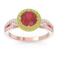 Halo Pave Kalya Ring