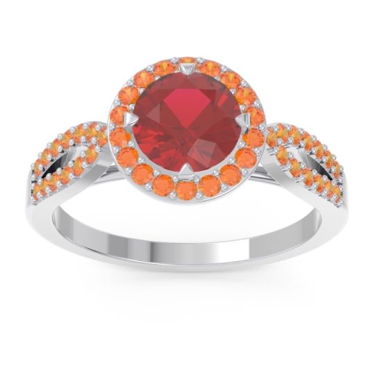 Halo Pave Kalya Ring
