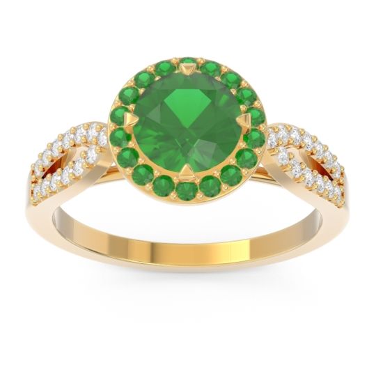 Halo Pave Kalya Ring