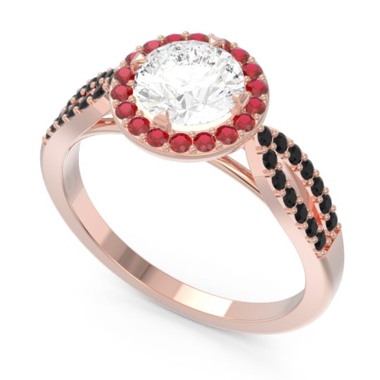 Halo Pave Kalya Ring