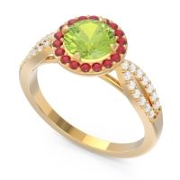 Halo Pave Kalya Ring