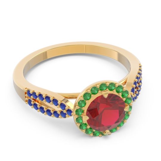 Halo Pave Kalya Ring