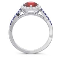 Halo Pave Kalya Ring
