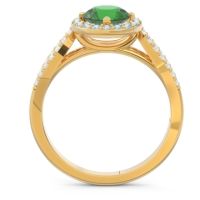 Halo Pave Kalya Ring