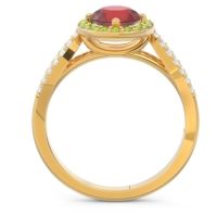Halo Pave Kalya Ring