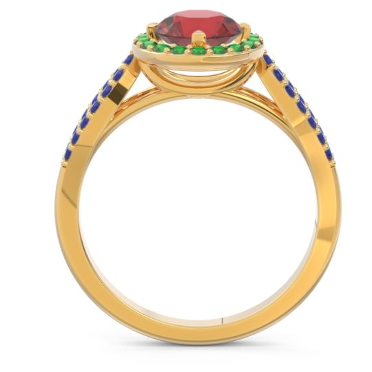 Halo Pave Kalya Ring