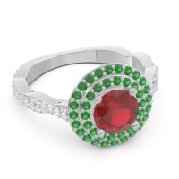 Halo Pave Sarit Ring