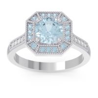 Art Deco Halo Puraya Ring