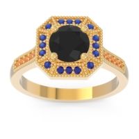 Art Deco Halo Puraya Ring