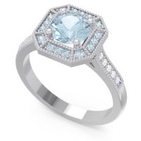 Art Deco Halo Puraya Ring