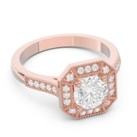 Art Deco Halo Puraya Ring