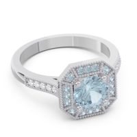 Art Deco Halo Puraya Ring