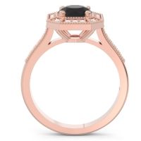 Art Deco Halo Puraya Ring