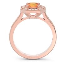 Art Deco Halo Puraya Ring