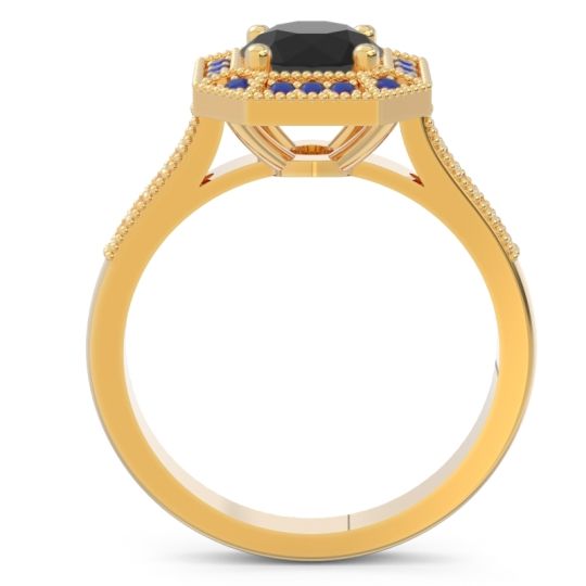 Art Deco Halo Puraya Ring