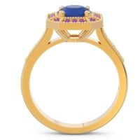 Art Deco Halo Puraya Ring