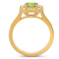 Art Deco Halo Puraya Ring