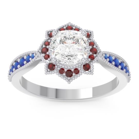 Art Deco Halo Roha Ring