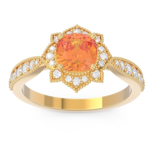 Art Deco Halo Roha Ring