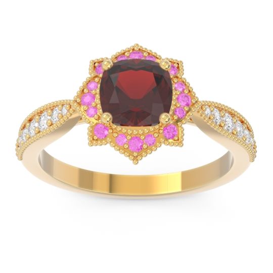 Art Deco Halo Roha Ring