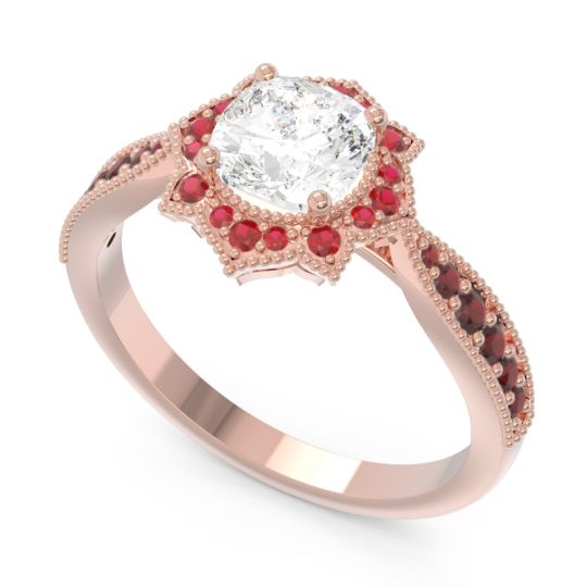 Art Deco Halo Roha Ring