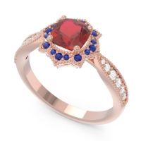 Art Deco Halo Roha Ring