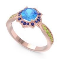 Art Deco Halo Roha Ring