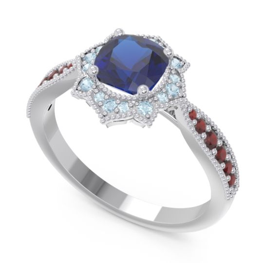 Art Deco Halo Roha Ring