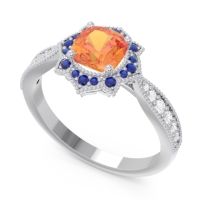 Art Deco Halo Roha Ring