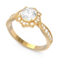 Art Deco Halo Roha Ring