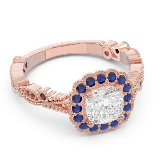 Art Deco Halo Roha Ring