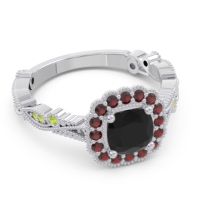 Art Deco Halo Roha Ring