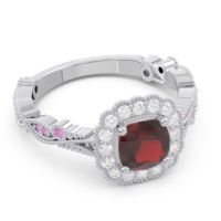 Art Deco Halo Roha Ring