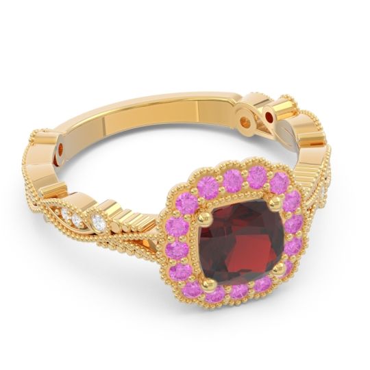 Art Deco Halo Roha Ring