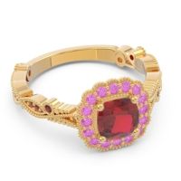 Art Deco Halo Roha Ring