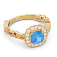 Art Deco Halo Roha Ring