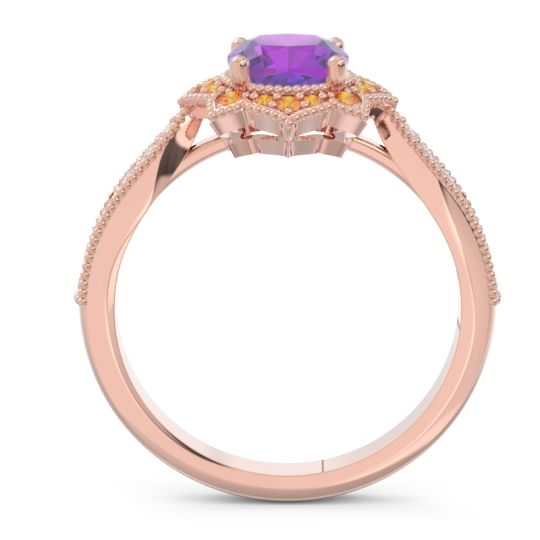 Art Deco Halo Roha Ring