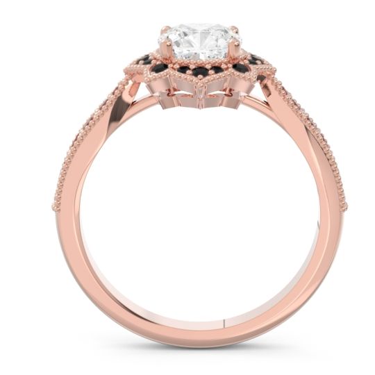 Art Deco Halo Roha Ring